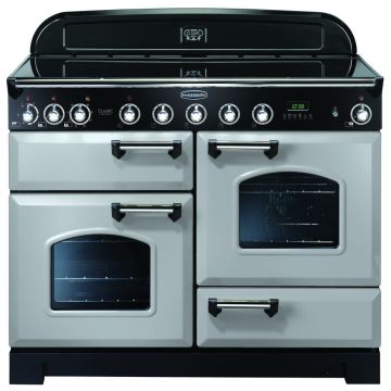 Rangemaster Classic Deluxe CDL110EIRP/C 110cm Electric Range Cooker -  Royal Pearl/Chrome - A CDL110EIRP/C  