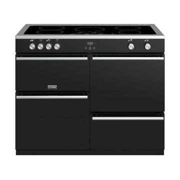 Stoves 444410759 Precision Deluxe S1100Ei Black 110cm Electric Induction Range Cooker -  A Rated 444410759  
