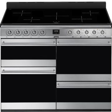 Smeg SYD4110I-1 110cm Symphony Electric Cooker - Stainless Steel - A SYD4110I-1  