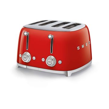 Smeg TSF03RDUK 50's Retro 4 Slice Toaster - Red TSF03RDUK  