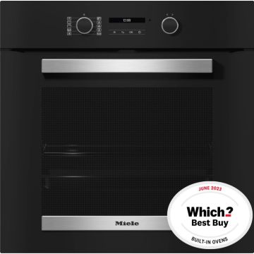 Miele H2465BP Built In Single Oven Electric - Obsidian Black H2465BP  