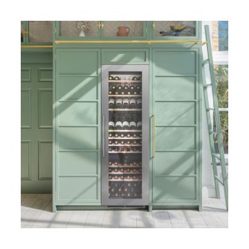 Caple WC1792 179cm Integrated Triple Zone Wine Cooler - Stainless Steel - G WC1792  