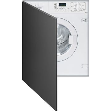 Smeg WMI147C Integrated 7kg Washing Machine with 1400rpm - White - E WMI147C  