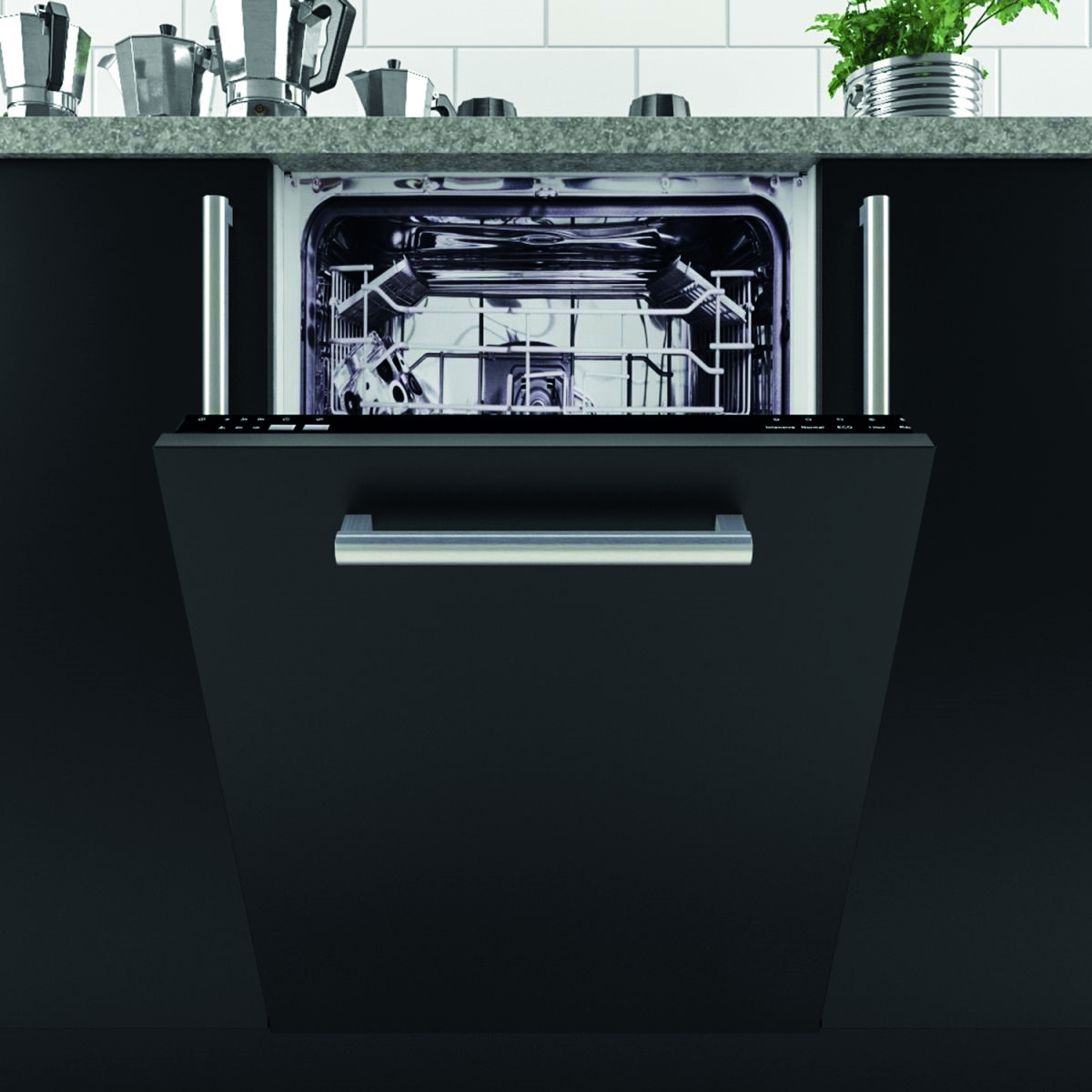 An image of CATA UBMD45M.1 45cm Slimline Integrated Dishwasher - A+